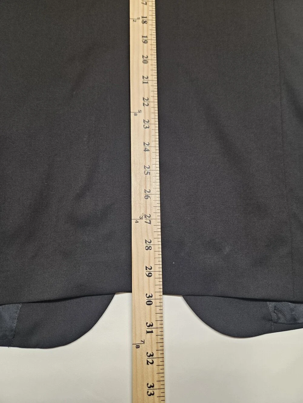 Brooks Brothers 1818 Fitzgerald Suit Mens 41R 35W Black Full Canvas Wool USA